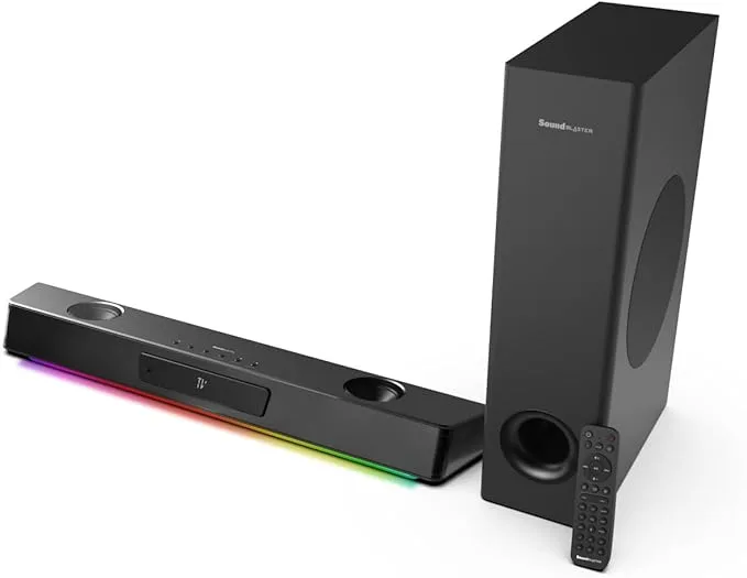 Barre de son Creative Sound Blaster Katana V2X avec caisson compact