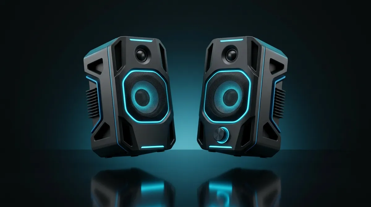 Paire d'enceintes 2.0 RGB Edifier G1500 pour bureau