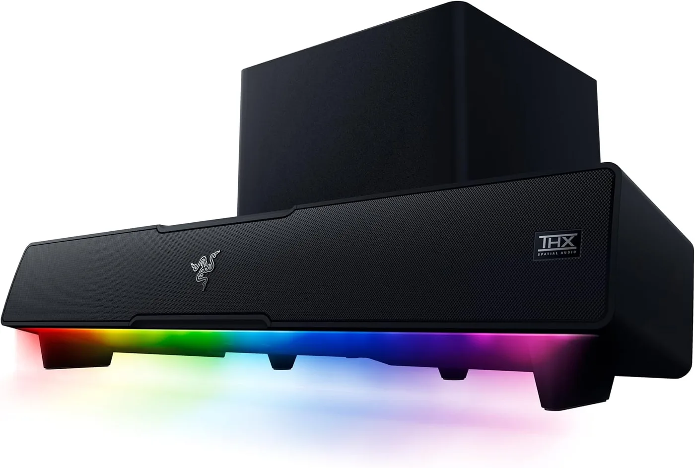 Barre de son Razer Leviathan V2 Pro avec son caisson de basses